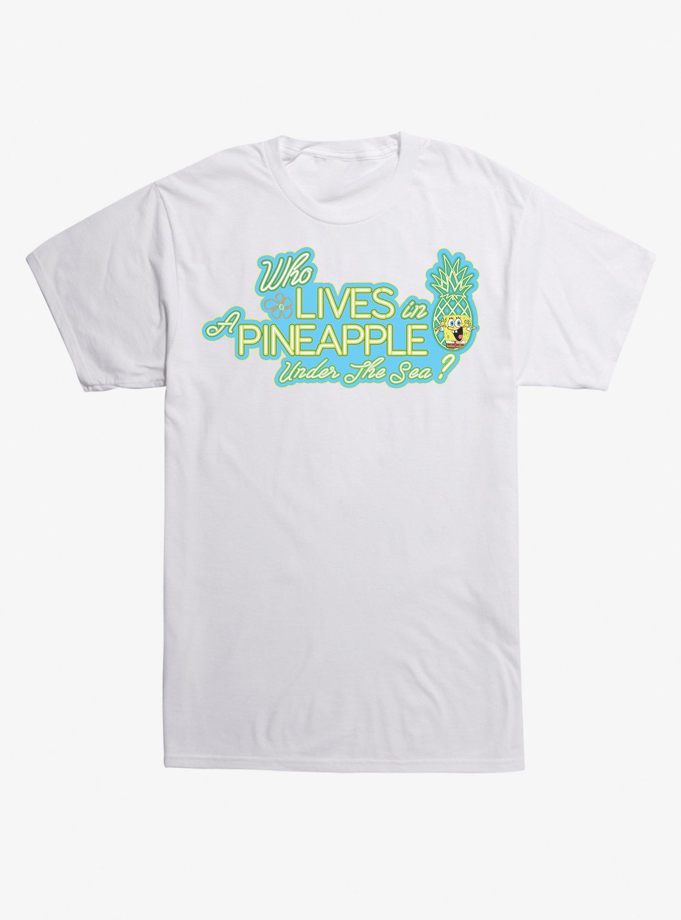 SpongeBob SquarePants Lives in a Pineapple T-Shirt | BoxLunch