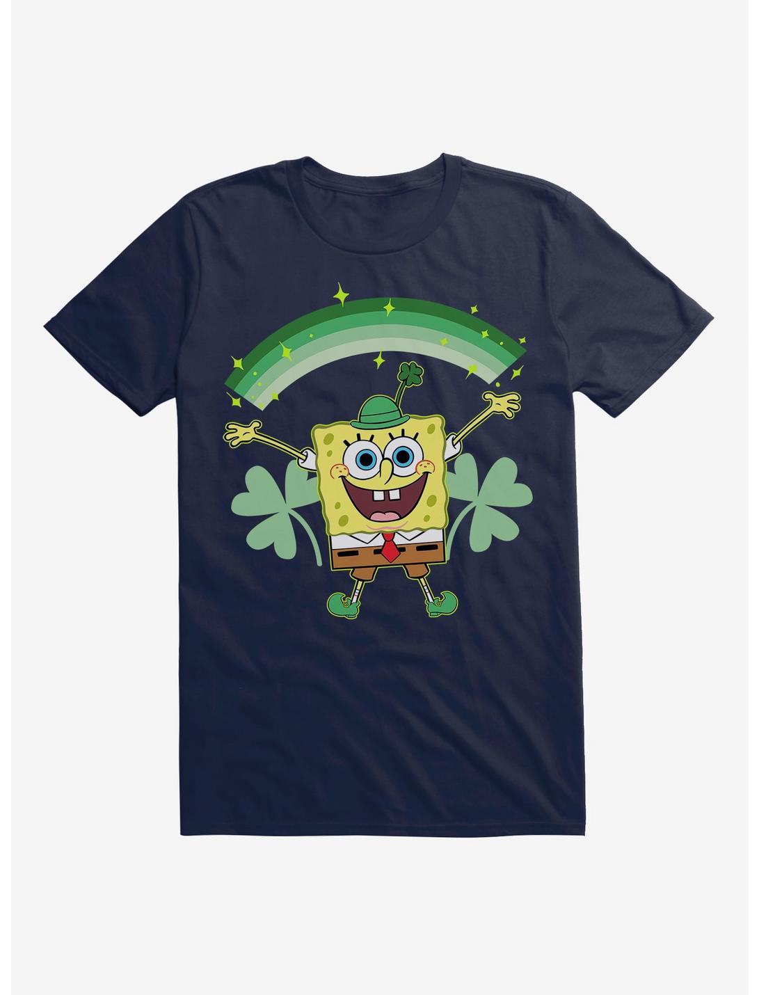 SpongeBob SquarePants St. Pattys Shamrocks T-Shirt, , hi-res