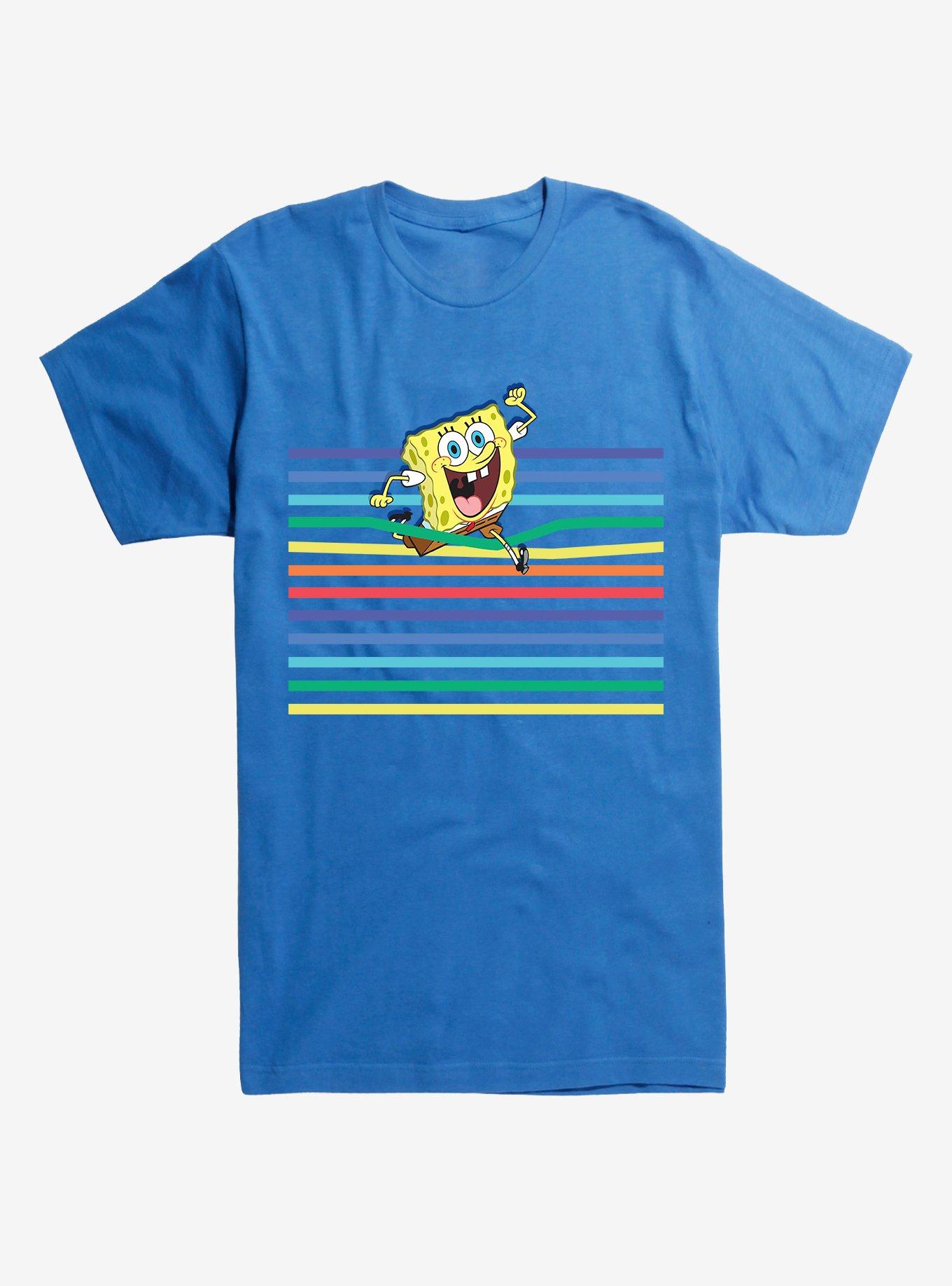 SpongeBob SquarePants Rainbow Lines T-Shirt, , hi-res