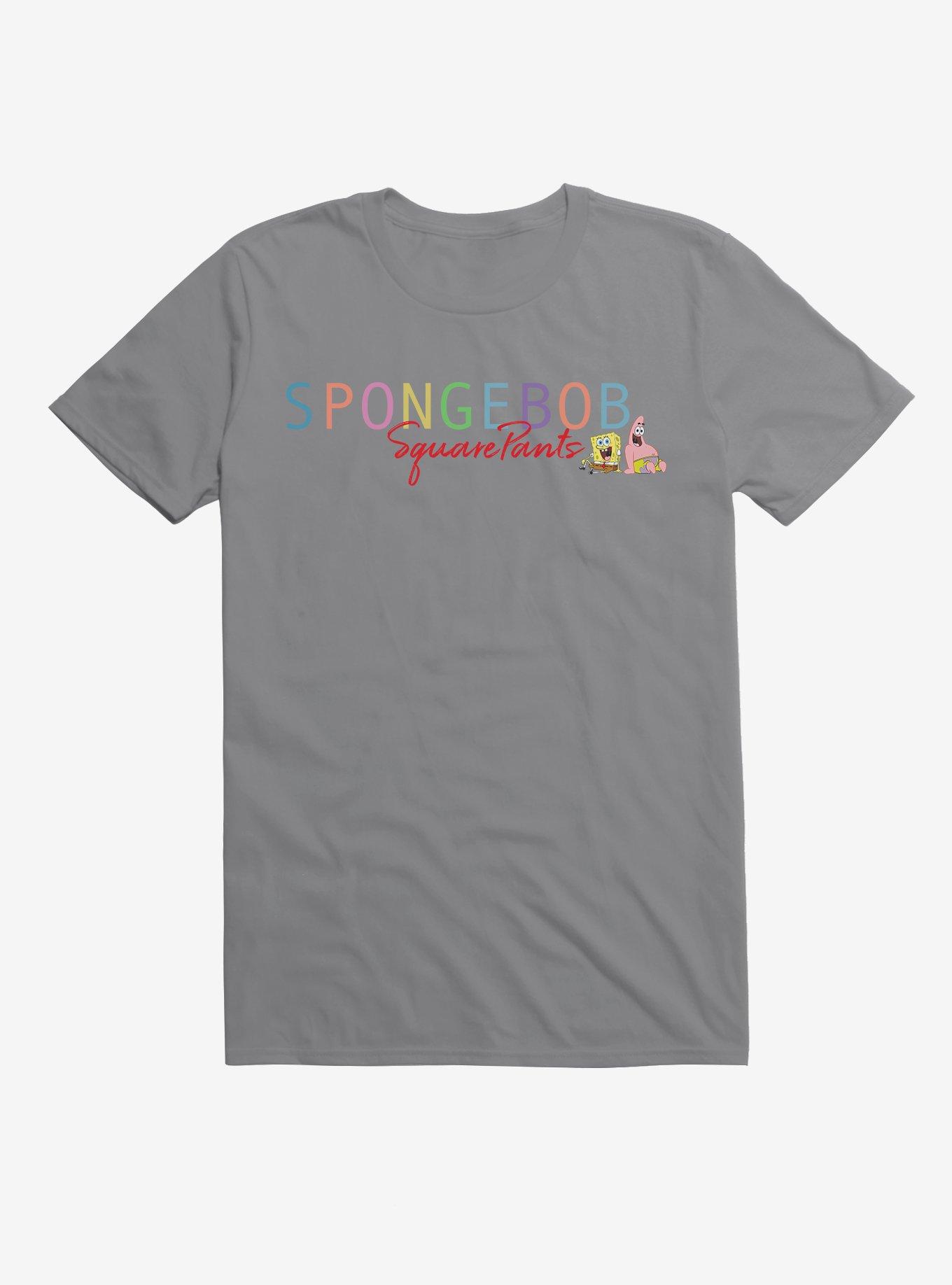 SpongeBob SquarePants  Rainbow Font T-Shirt, , hi-res