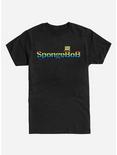 SpongeBob SquarePants Rainbow Logo T-Shirt, BLACK, hi-res