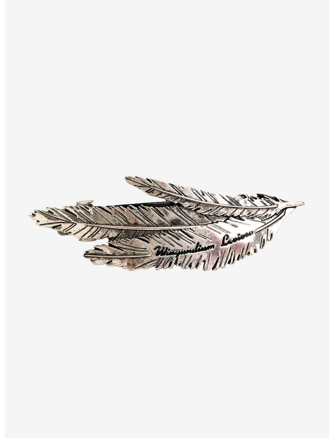Harry Potter Wingardium Leviosa Feather Hair Barrette - BoxLunch Exclusive, , hi-res