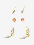 Harry Potter Quidditch Earring Set - BoxLunch Exclusive, , hi-res