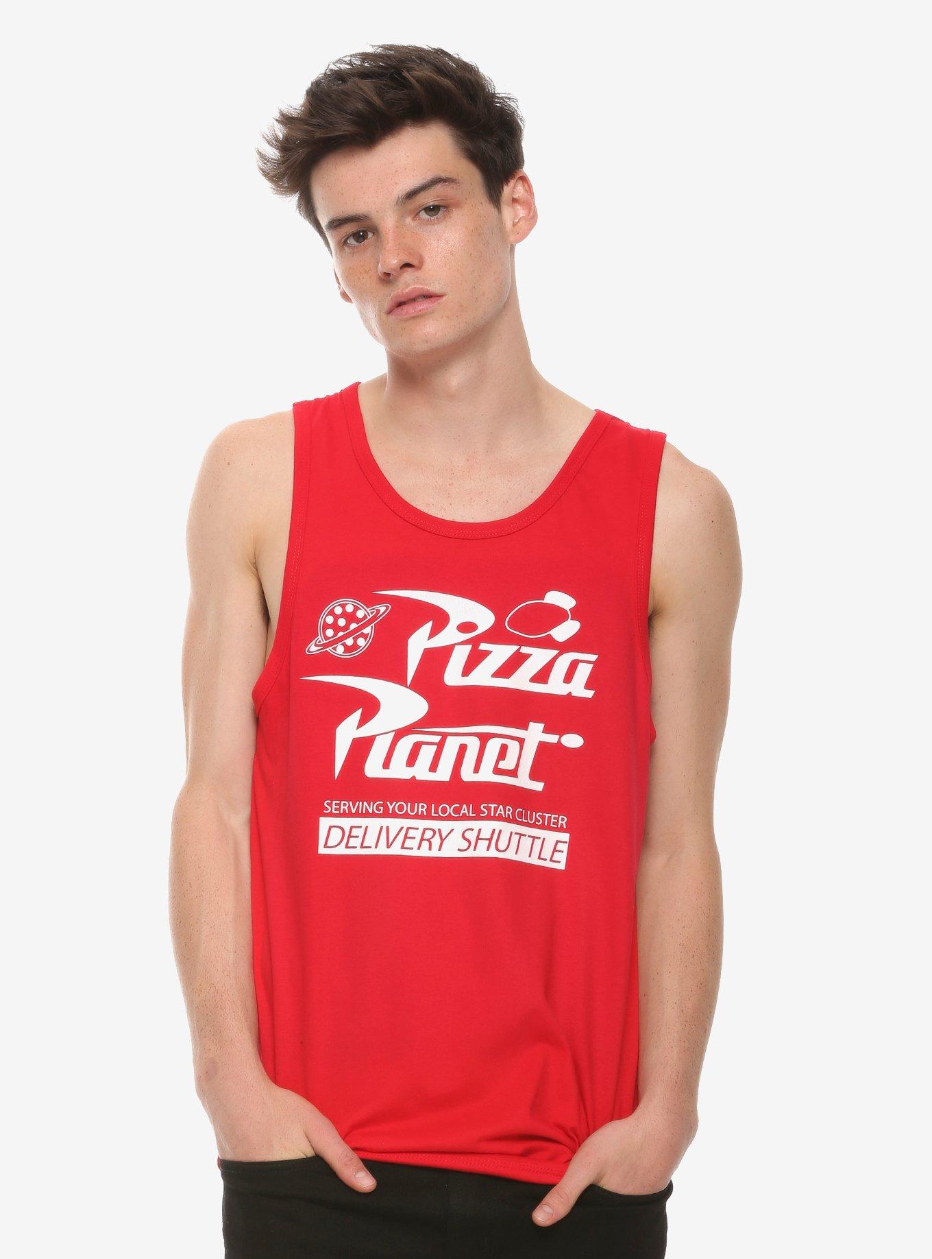 Disney Pixar Toy Story Pizza Planet Tank Top, WHITE, hi-res