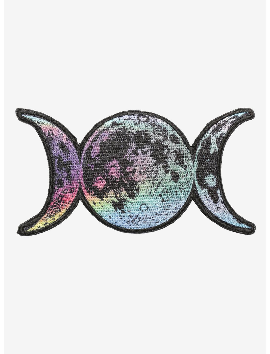 Loungefly Rainbow Moon Phases Patch, , hi-res