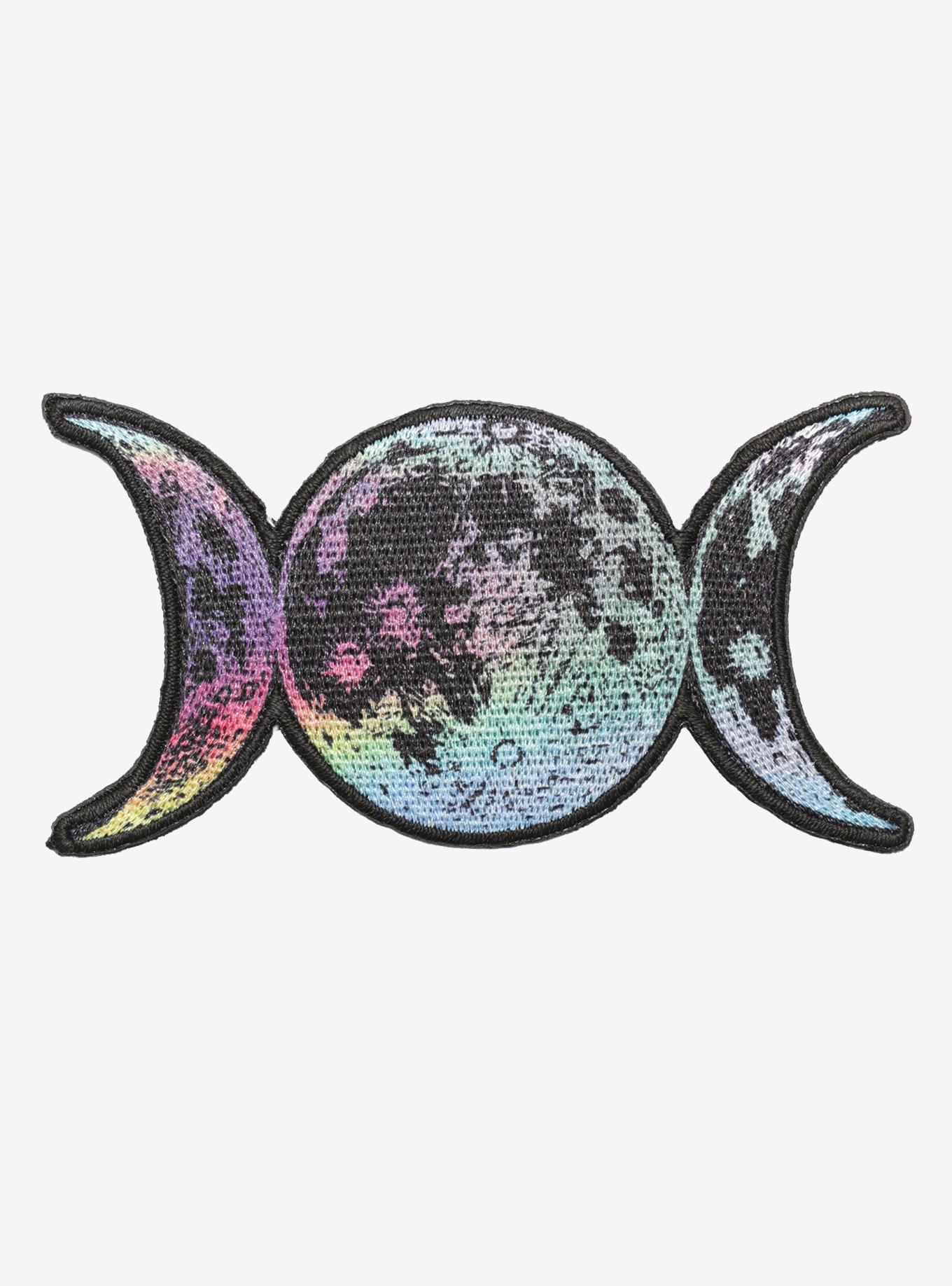 Loungefly Rainbow Moon Phases Patch, , hi-res