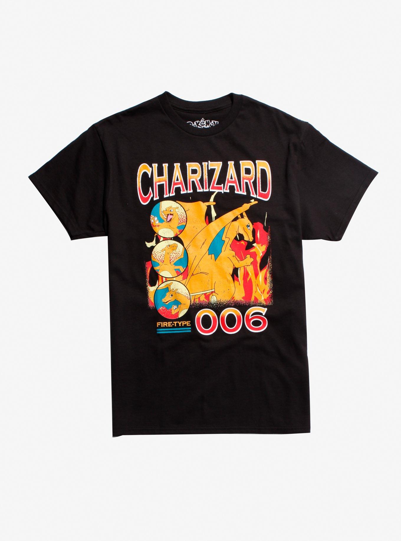 pokemon charizard t shirt