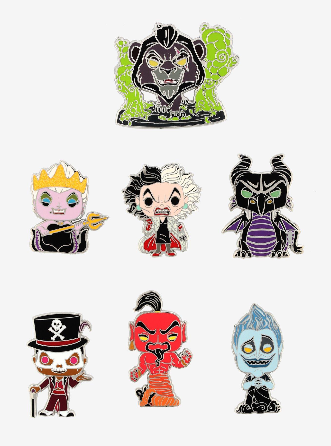 Funko Pop! Disney Villains Blind Box Enamel Pin, , hi-res