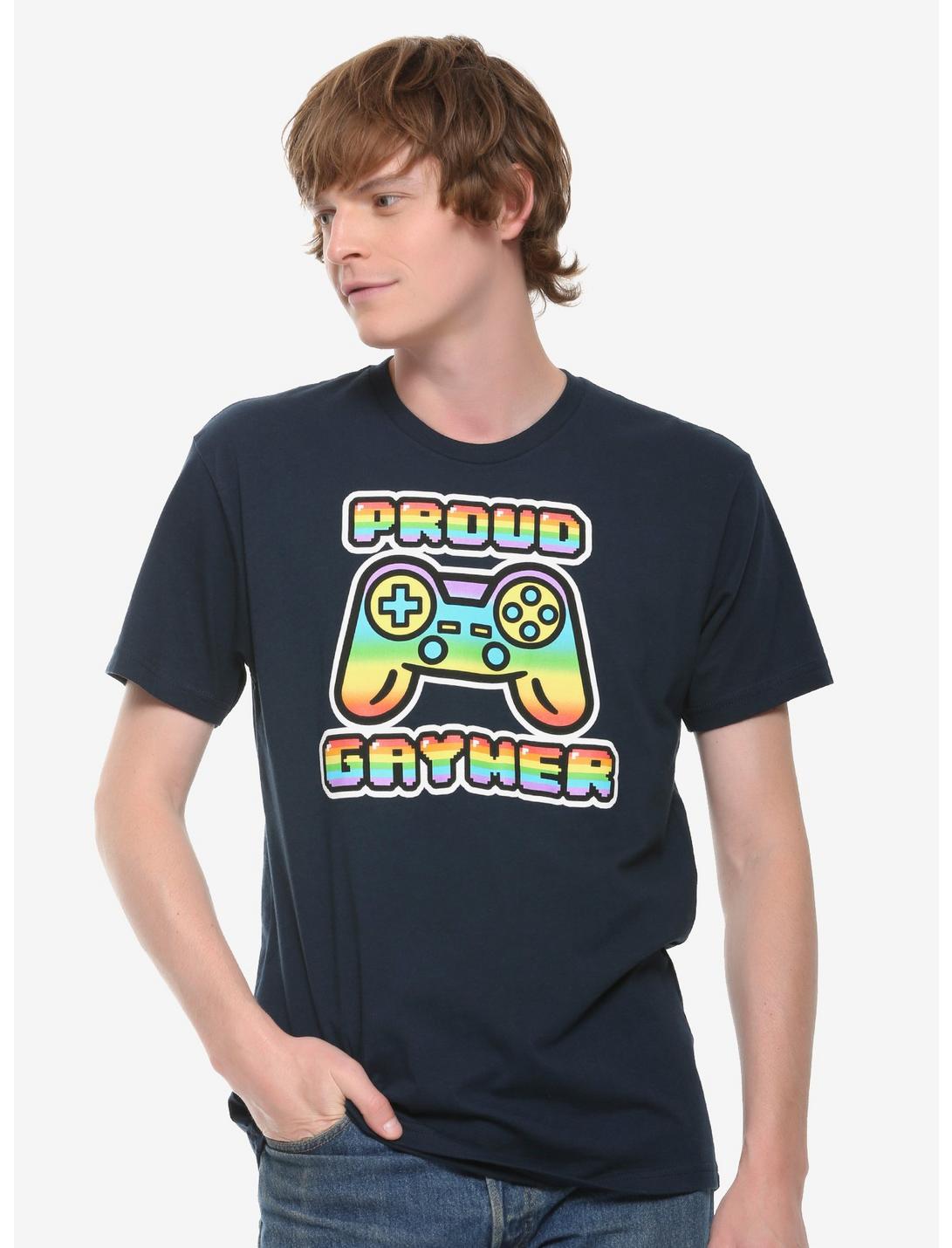 Proud Gaymer T-Shirt, BLACK, hi-res