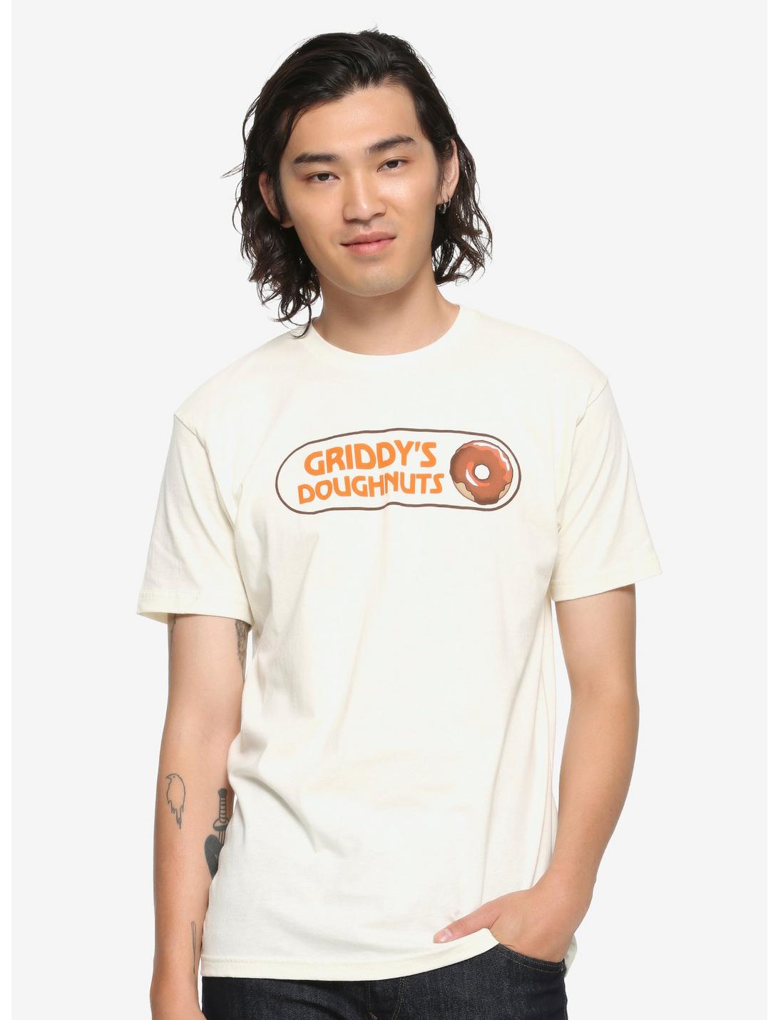 The Umbrella Academy Griddy's Doughnuts T-Shirt, CREAM, hi-res