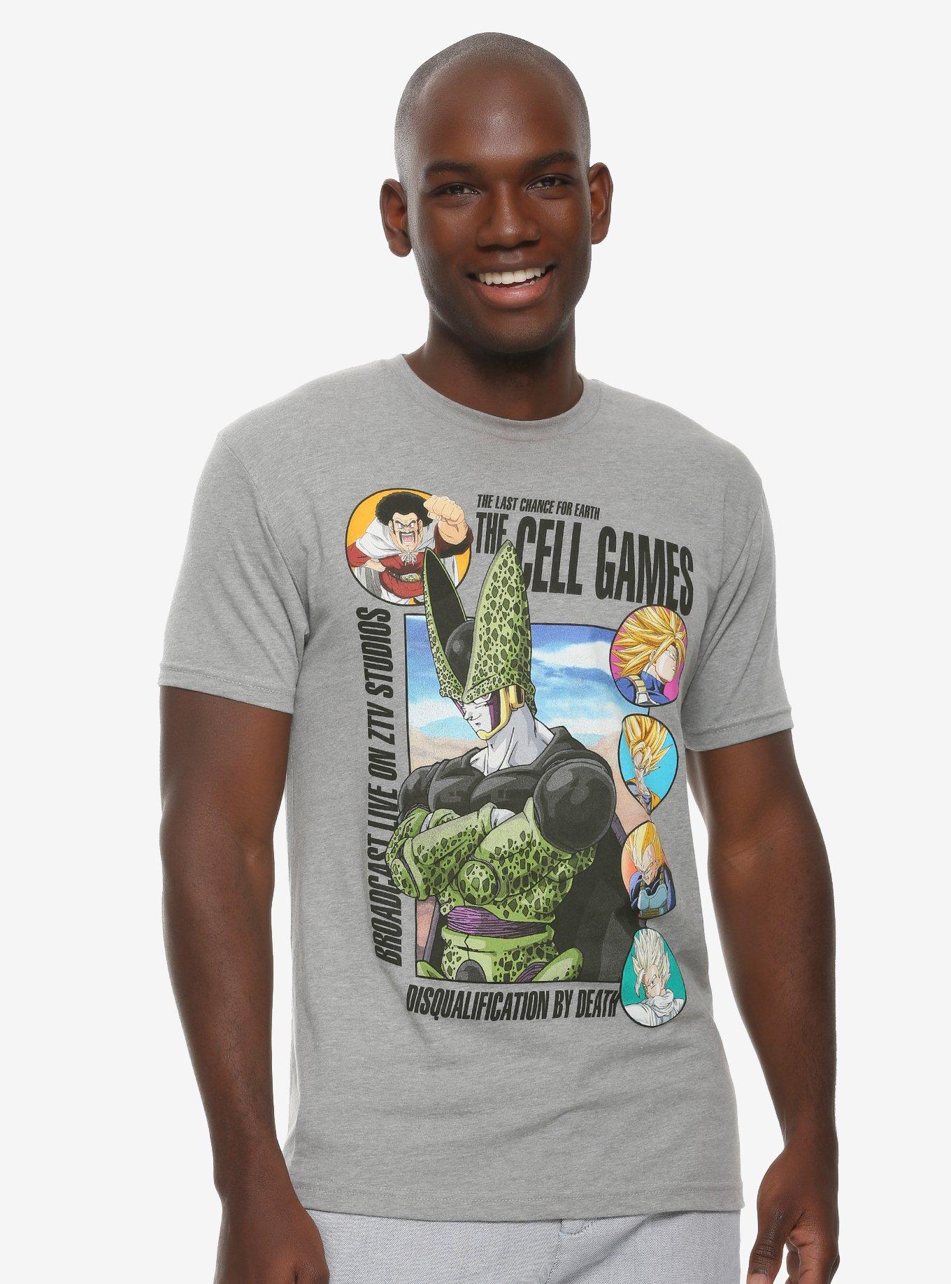 Dragon Ball Z The Cell Games T-Shirt, GREY, hi-res