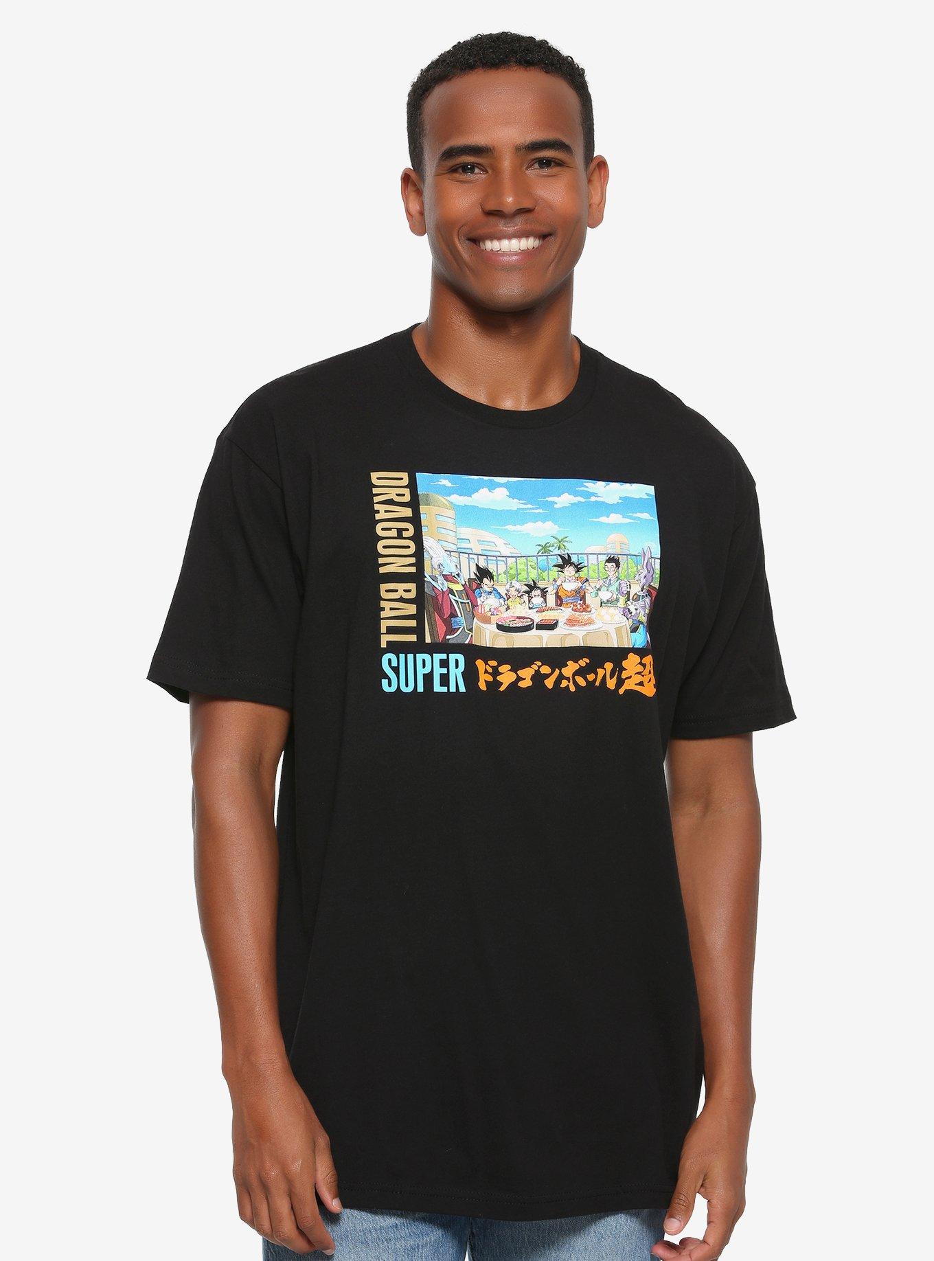 Dragon Ball Super Eating T-Shirt - BoxLunch Exclusive, BLACK, hi-res