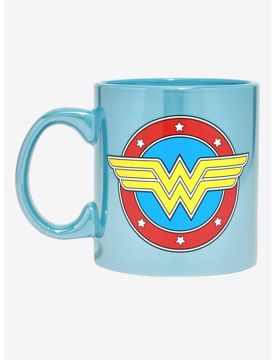 DC Comics Wonder Woman Ceramic Logo Mug, , hi-res