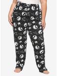 The Nightmare Before Christmas Spiderwebs & Skulls Girls Pajama Pants Plus Size, MULTI, hi-res