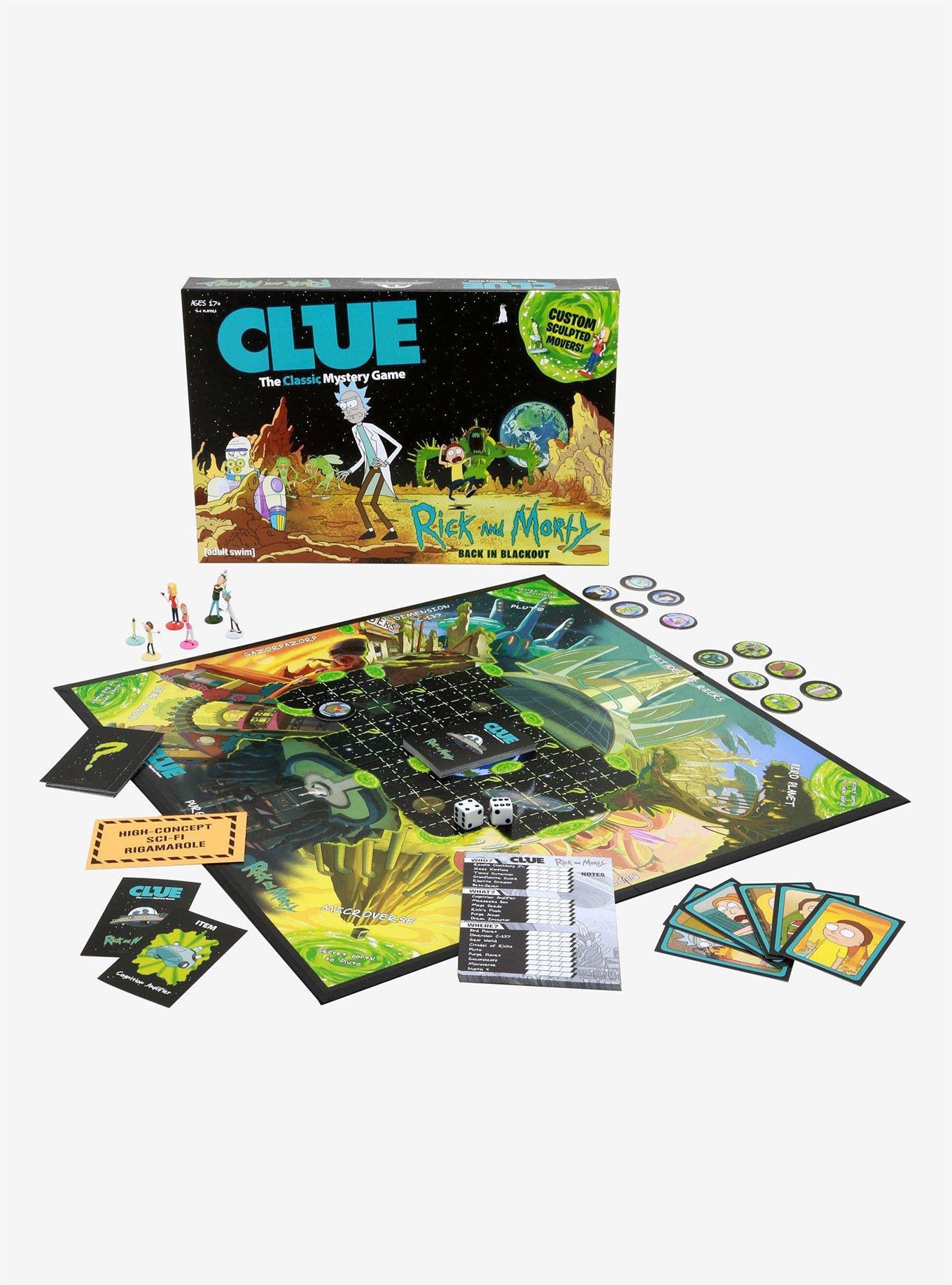 Clue: Rick And Morty Edition Board Game, , hi-res