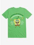 SpongeBob SquarePants St. Pattys Shamrocks T-Shirt, KELLY GREEN, hi-res