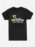 SpongeBob SquarePants Imagine Rainbow T-Shirt, BLACK, hi-res