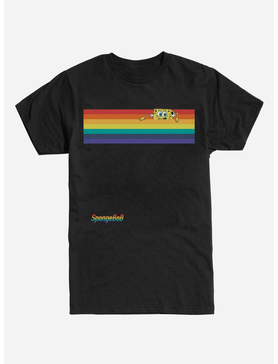 SpongeBob SquarePants Rainbow Bar T-Shirt, BLACK, hi-res