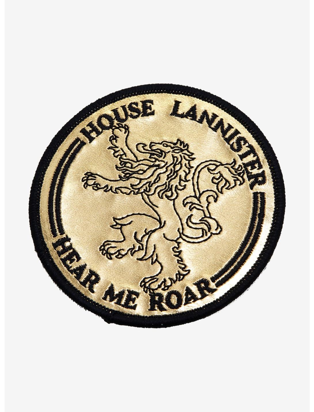 Game of Thrones House Lannister Patch - BoxLunch Exclusive, , hi-res