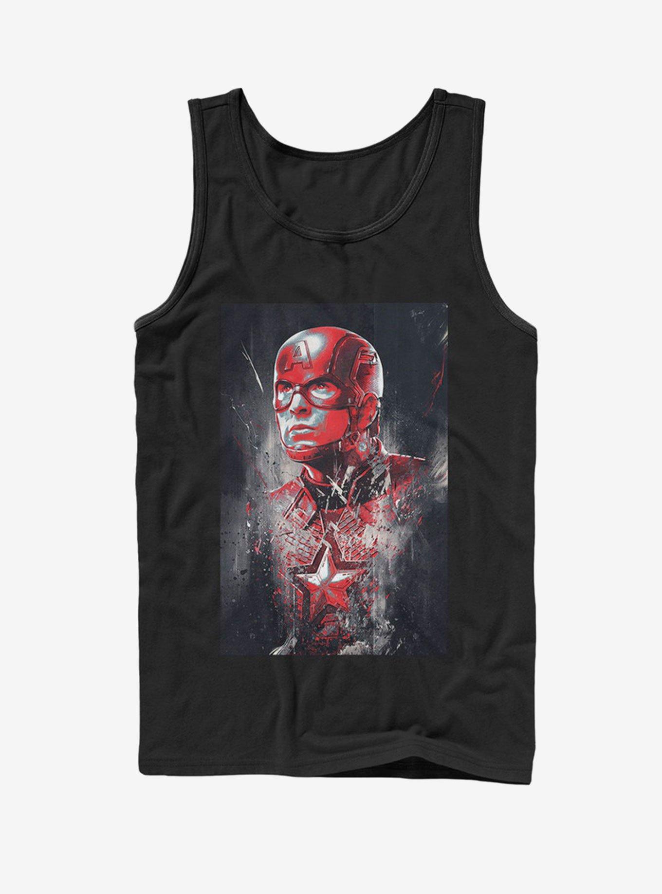Marvel Avengers: Endgame Captain America Painted Tank Top, , hi-res