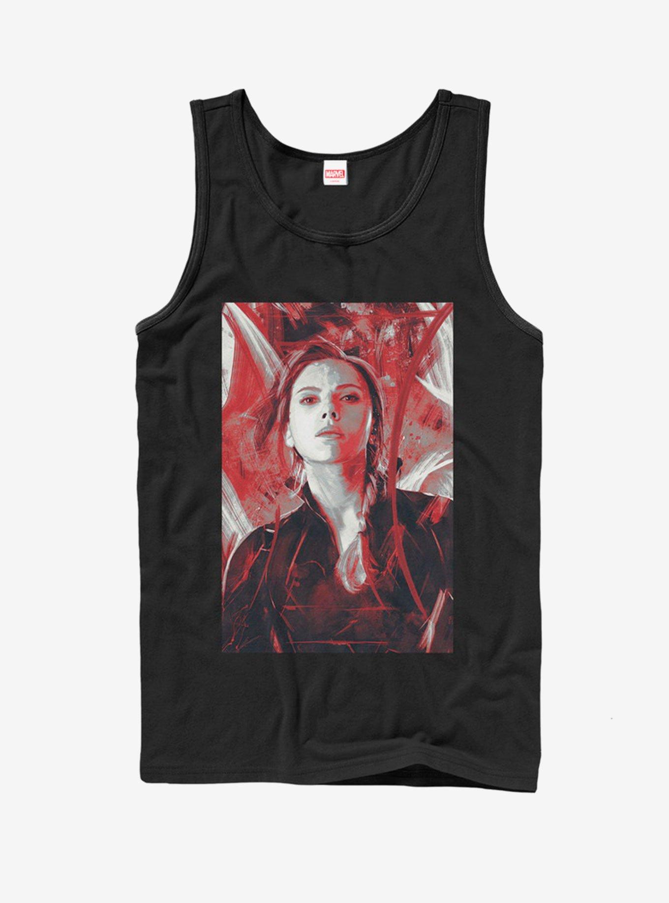 Marvel Avengers: Endgame Black Widow Red Painted Tank Top, , hi-res