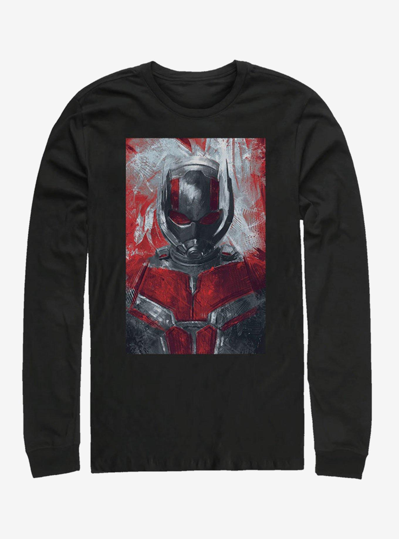 Marvel Avengers: Endgame Ant-Man Painted Long-Sleeve T-Shirt, BLACK, hi-res