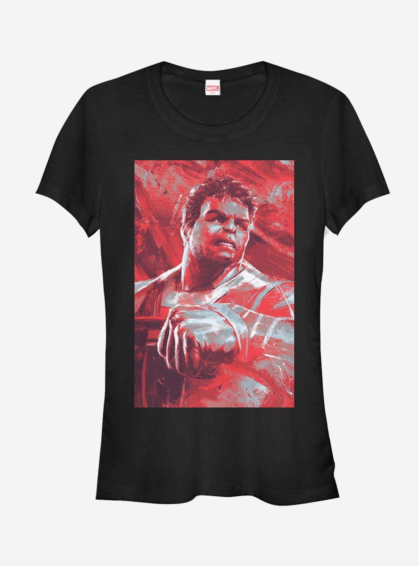 Marvel Avengers: Endgame Hulk Painted Girls White T-Shirt, , hi-res