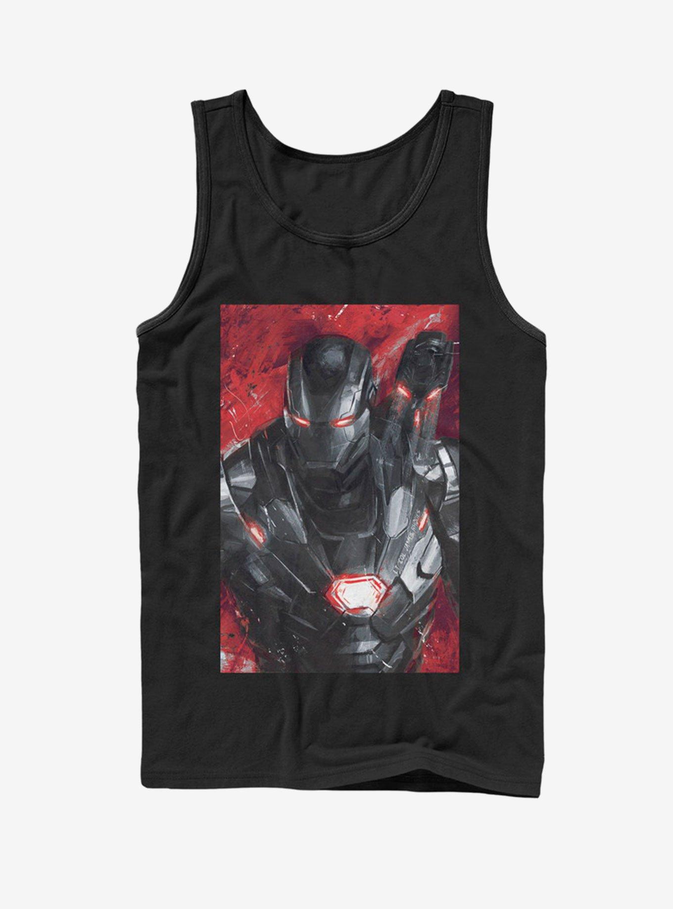 Marvel Avengers: Endgame War Machine Painted Tank Top - BLACK | Hot Topic