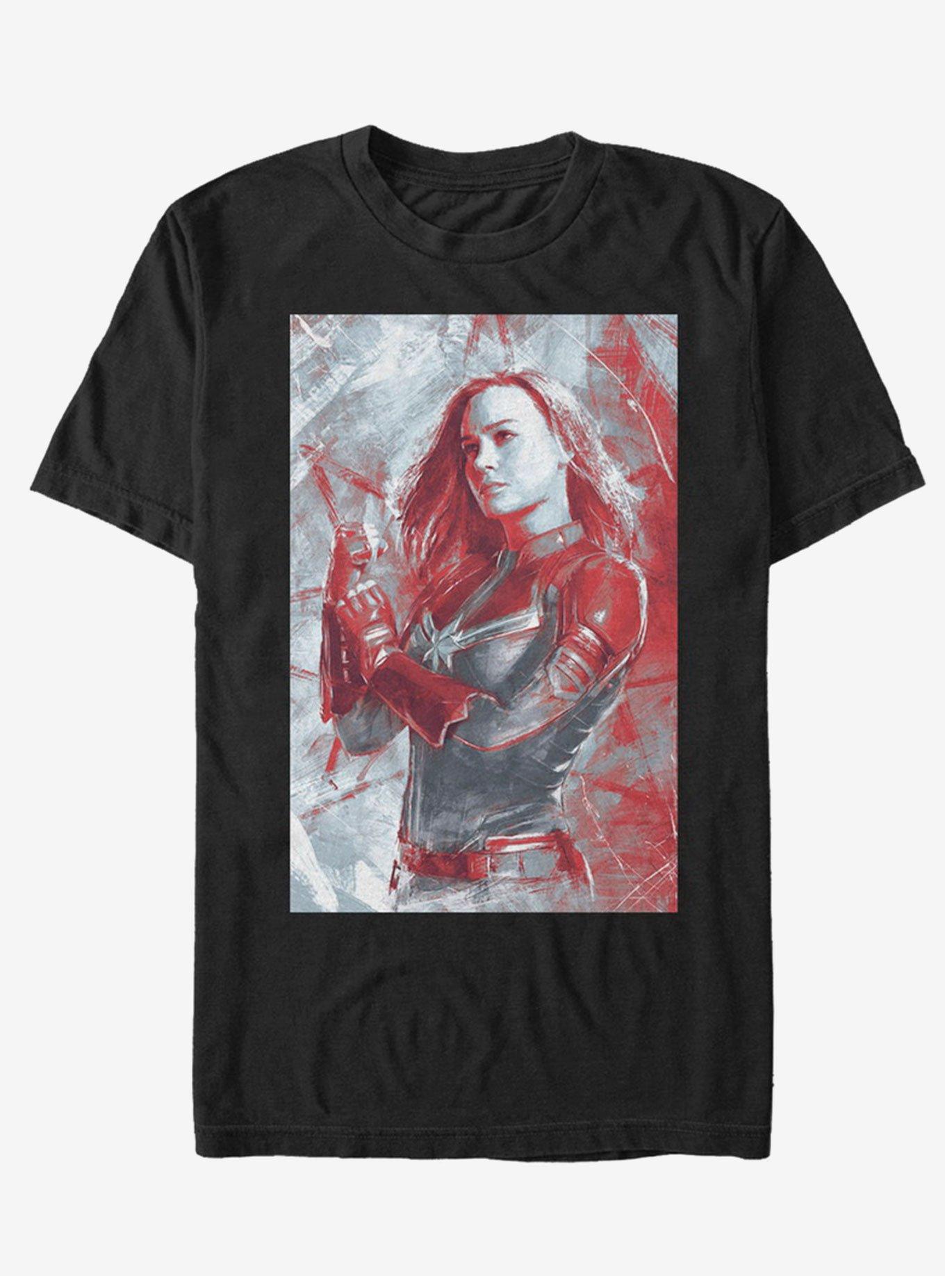 Marvel Avengers: Endgame Captain Marvel Red T-Shirt, , hi-res