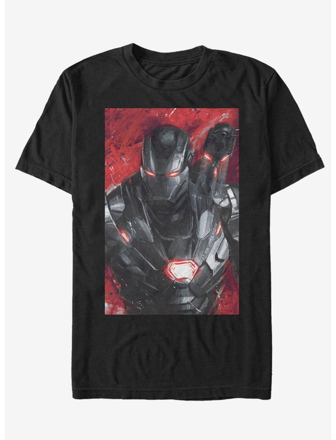 Marvel Avengers: Endgame War Machine Painted T-Shirt, BLACK, hi-res