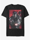 Marvel Avengers: Endgame War Machine Painted T-Shirt, BLACK, hi-res