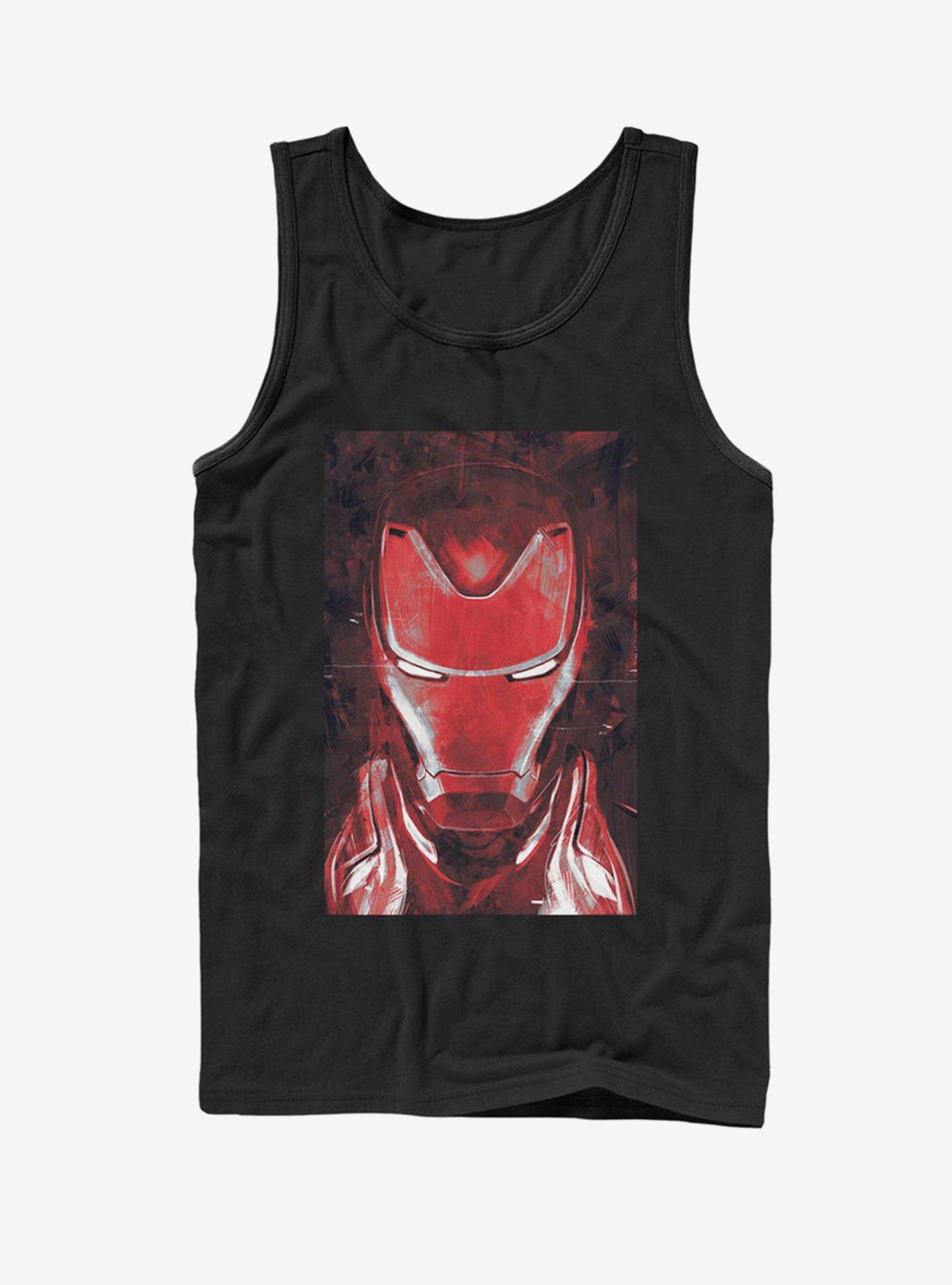 Marvel Avengers: Endgame Red Iron Man Tank Top, BLACK, hi-res