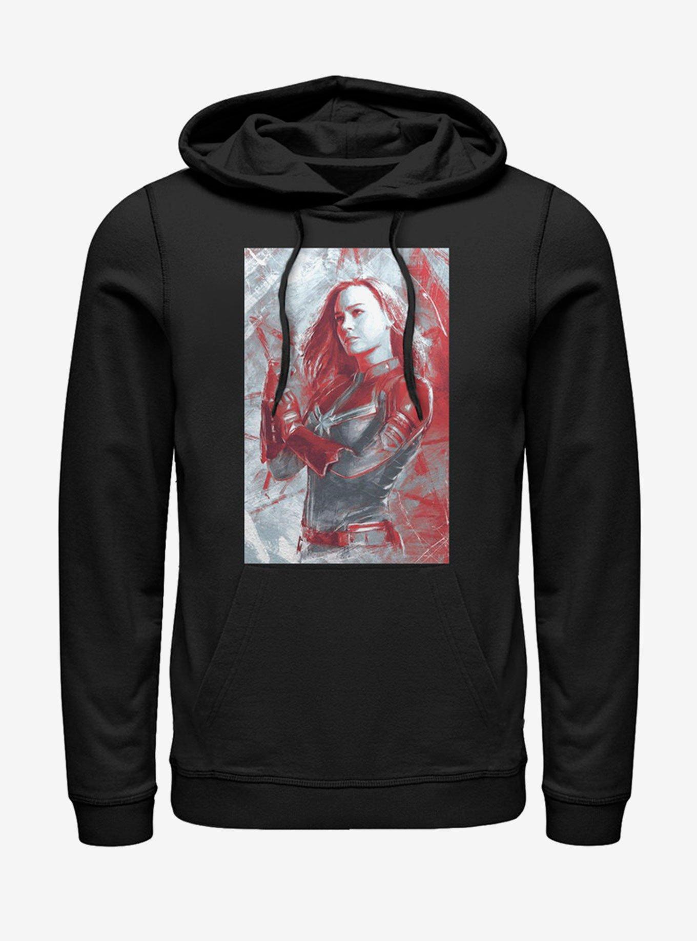 Marvel Avengers: Endgame Captain Marvel Red Hoodie, , hi-res