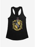 Harry Potter Hufflepuff Logo Girls Tank, BLACK, hi-res