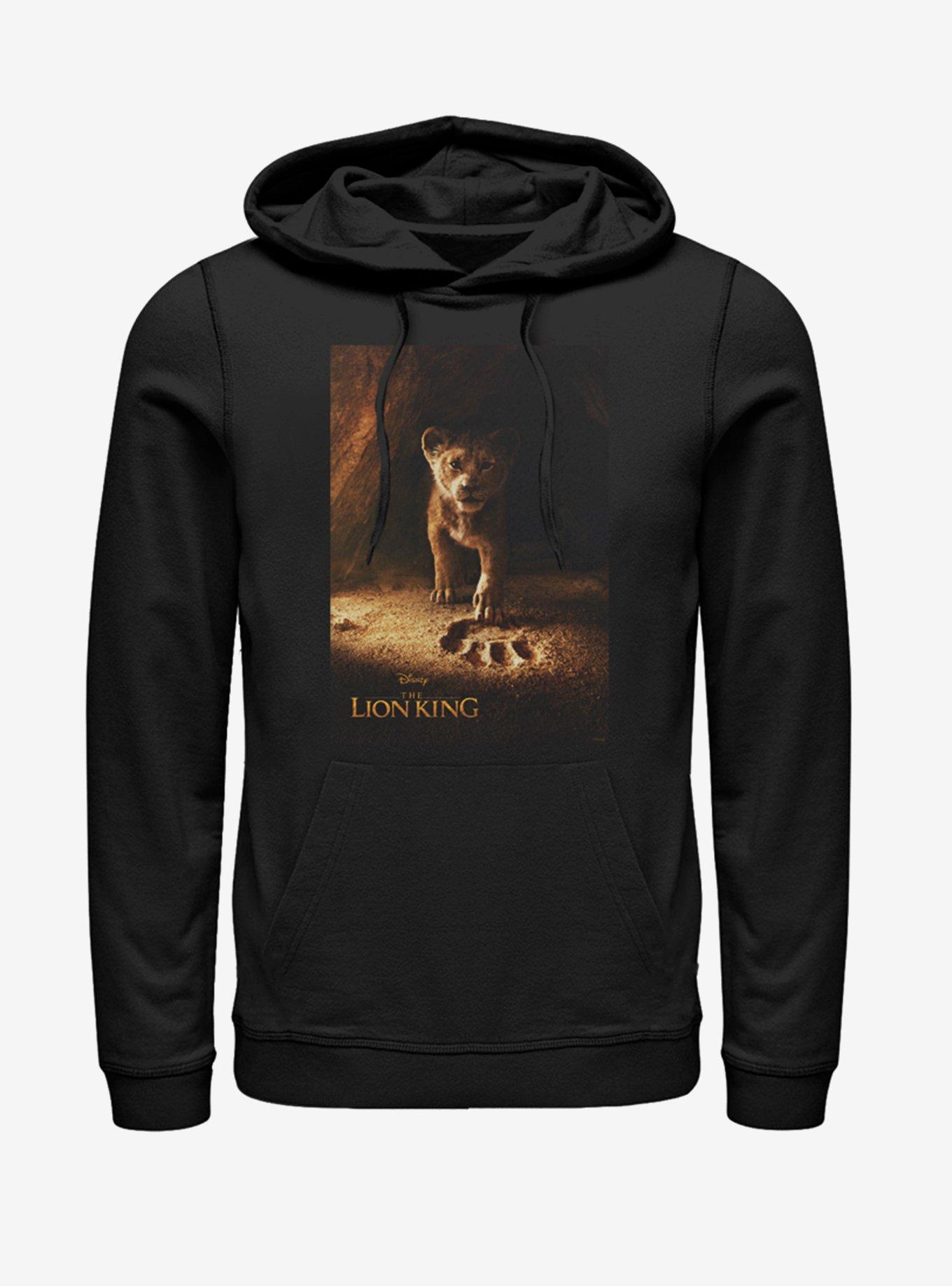 Disney The Lion King 2019 Simba Poster Hoodie, BLACK, hi-res