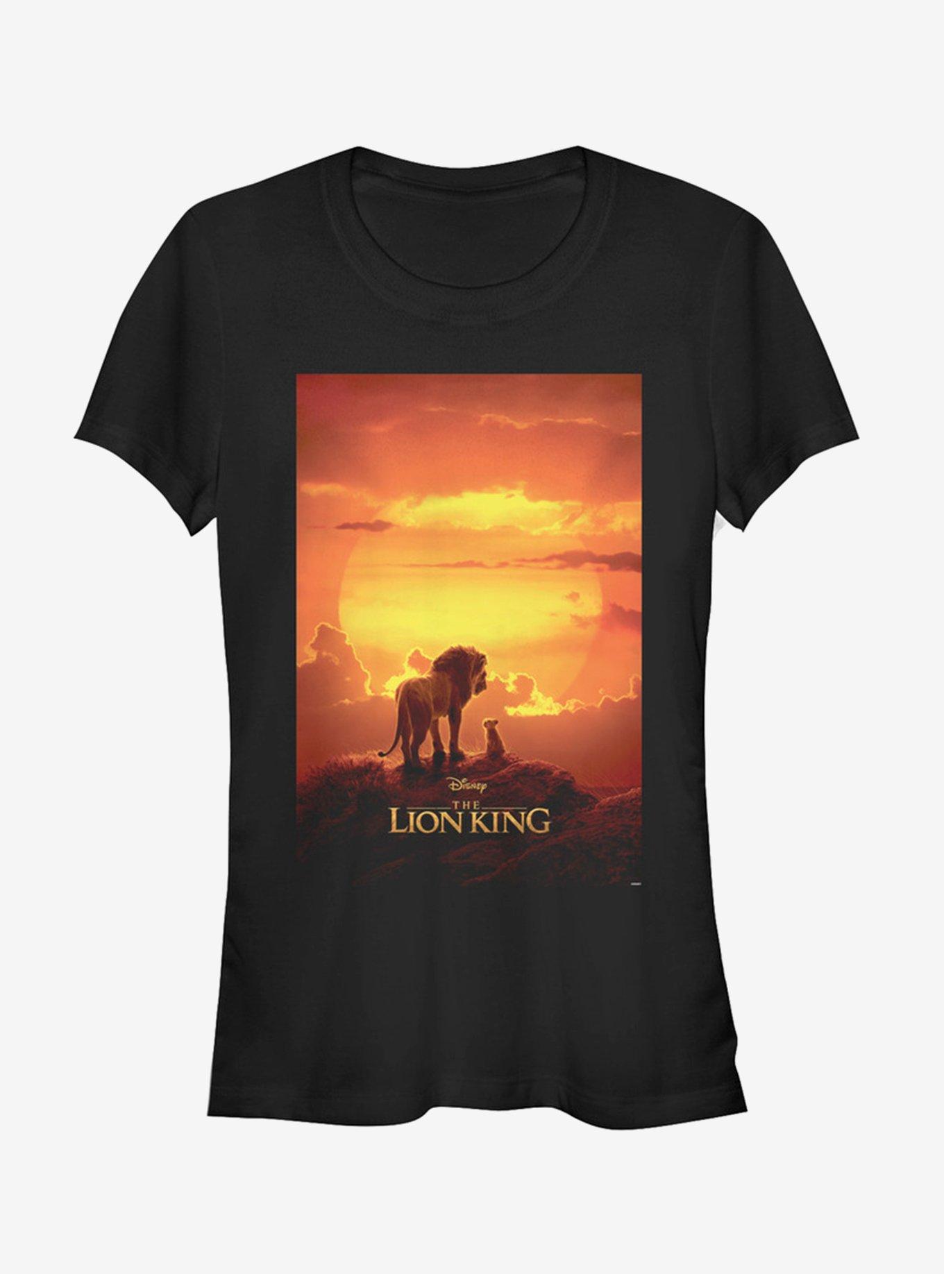 Disney The Lion King 2019 Pride Rock Poster Girls T-Shirt, BLACK, hi-res