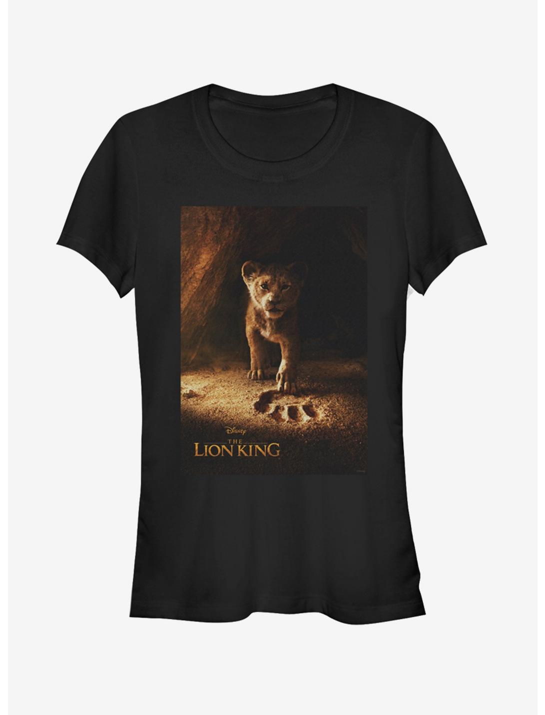 Disney The Lion King 2019 Simba Poster Girls T-Shirt, BLACK, hi-res
