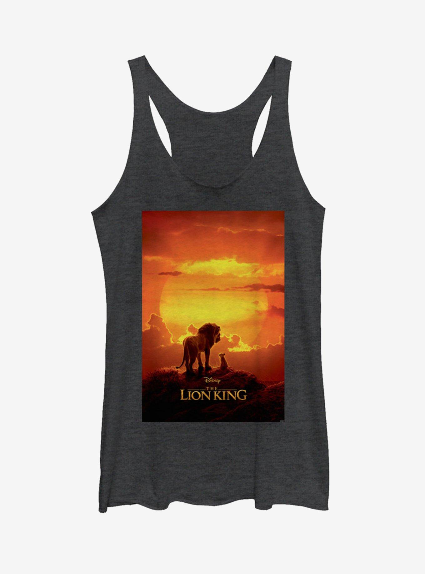 Disney The Lion King 2019 Pride Rock Poster Heathered Girls Tank Top, , hi-res