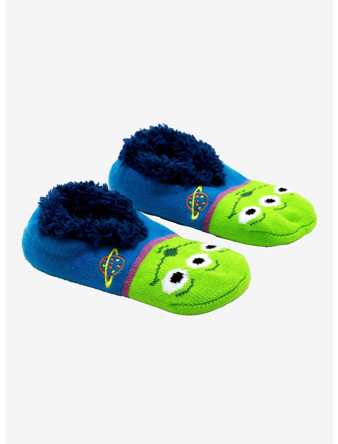 Disney Toy Story Footlets Kids Boys Slipper Space Alien Soft Cosy Gift Brand New