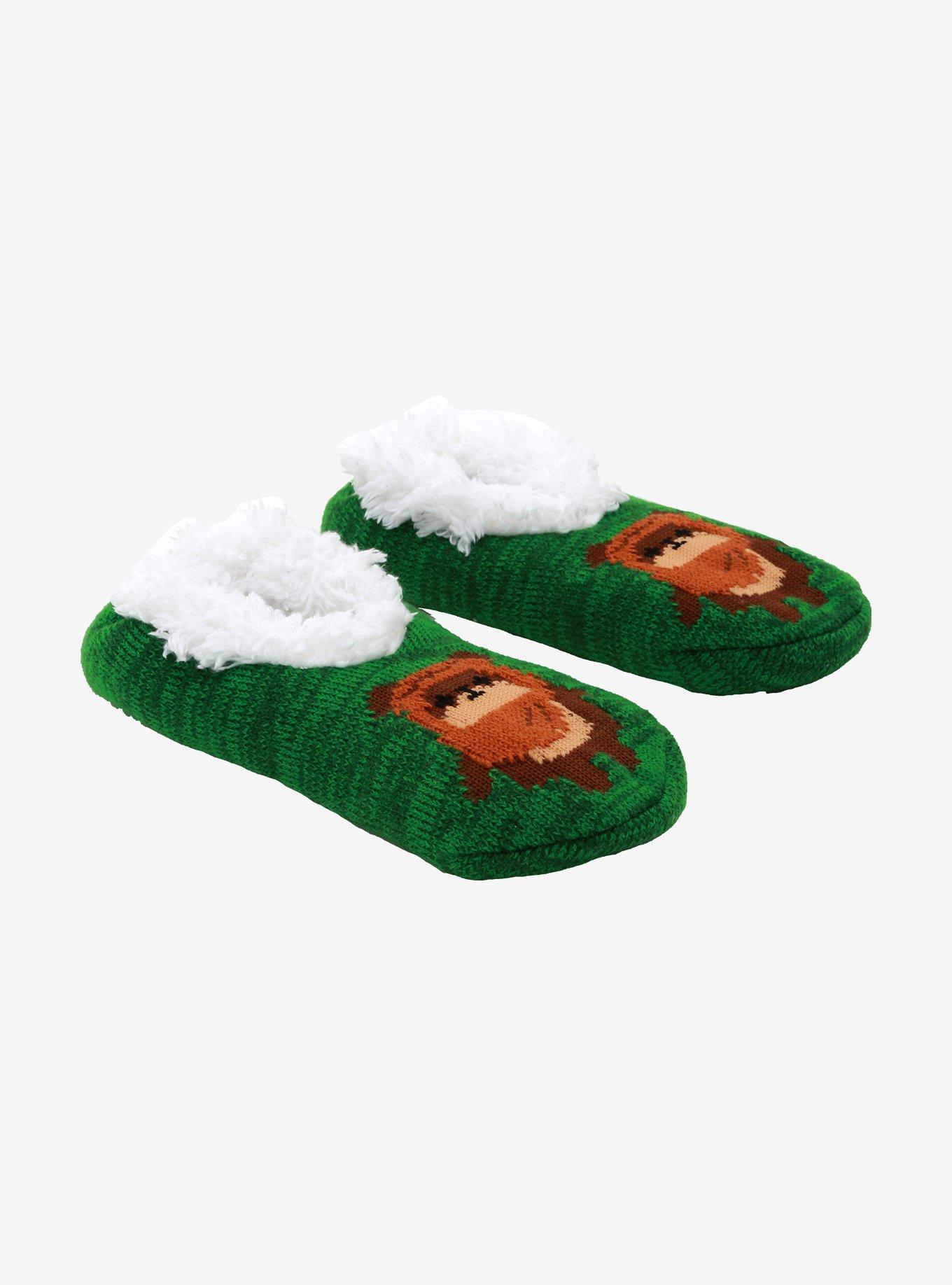 Star Wars Ewok Yub Nub Slipper Socks - BoxLunch Exclusive, , hi-res