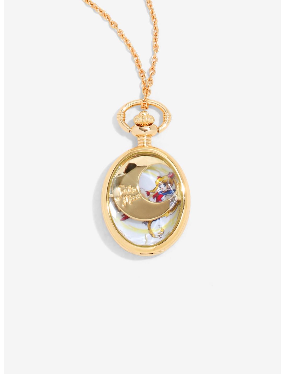 Sailor Moon Pendant Watch Necklace - BoxLunch Exclusive, , hi-res