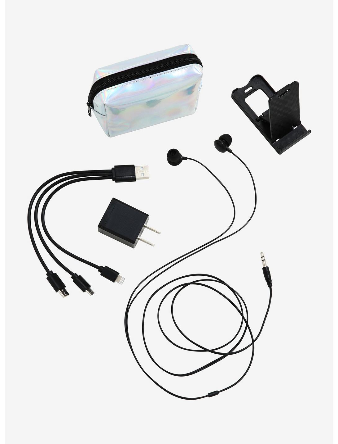 Tech Must-Haves With Iridescent Pouch, , hi-res