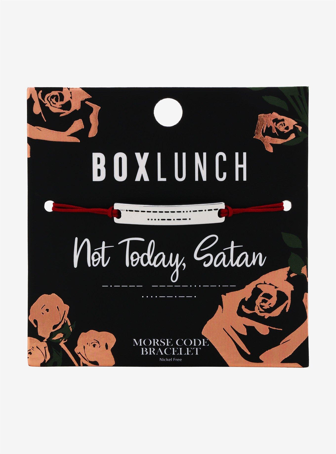 Not Today Morse Code Bracelet - BoxLunch Exclusive, , hi-res