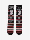 Friday the 13th Jason Camp Crystal Lake Crew Socks, , hi-res