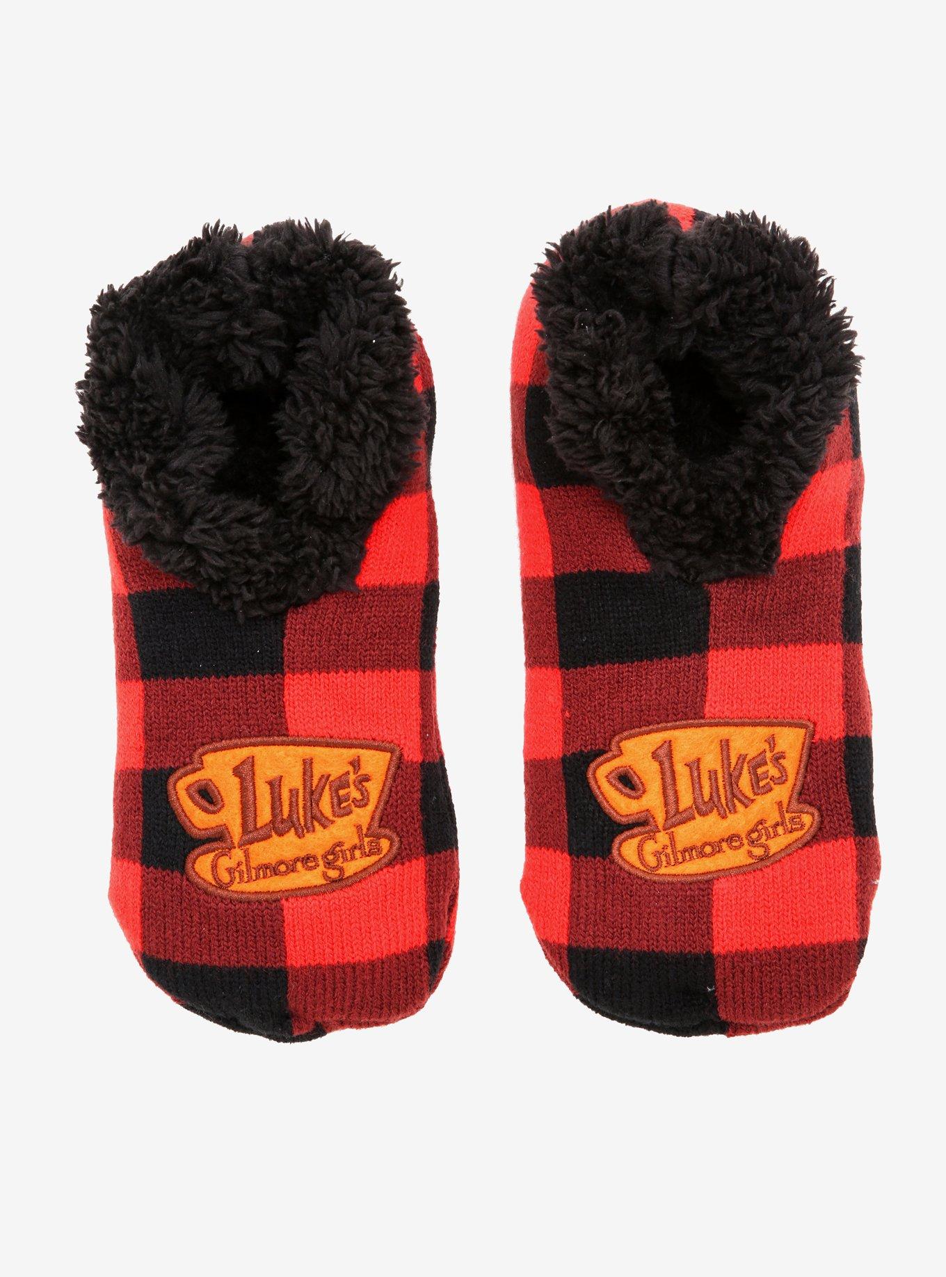 Gilmore Girls Luke's Diner Slipper Socks - BoxLunch Exclusive, , hi-res view 1