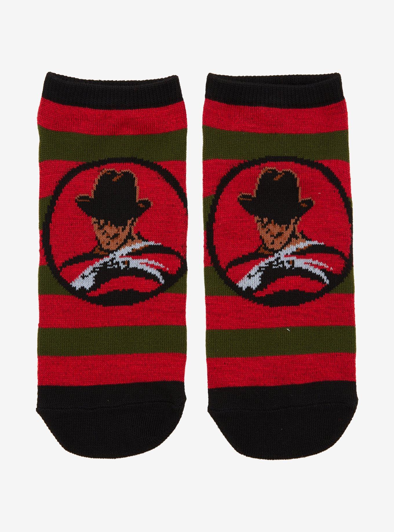 A Nightmare On Elm Street Freddy Sweater No-Show Socks, , hi-res