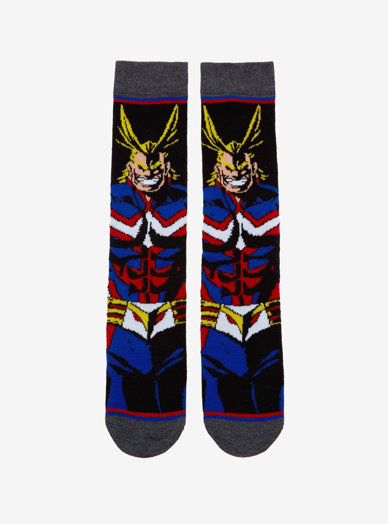 My Hero Academia All Might Crew Socks | Hot Topic