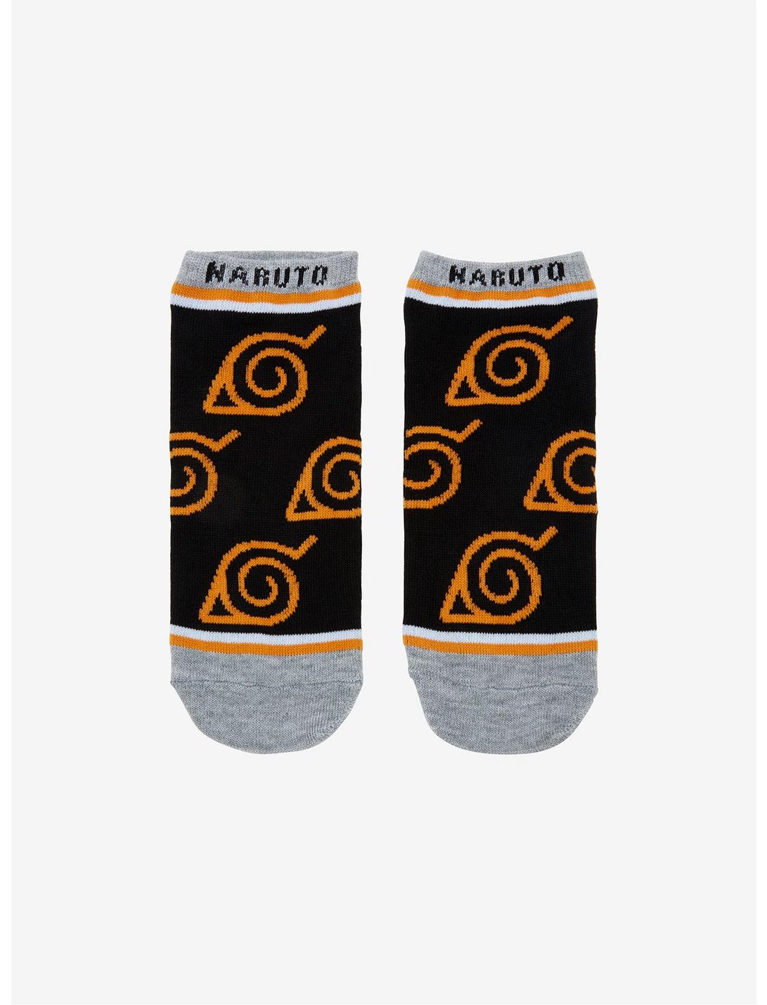 Naruto Shippuden Leaf Village No-Show Socks, , hi-res