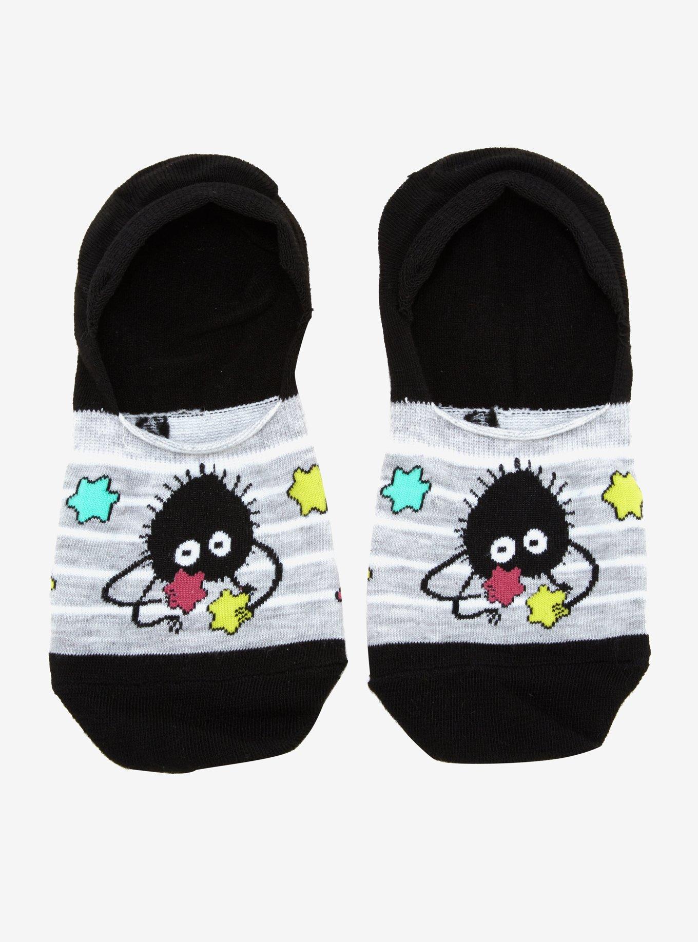 Studio Ghibli Spirited Away Soot Sprites No-Show Socks, , hi-res