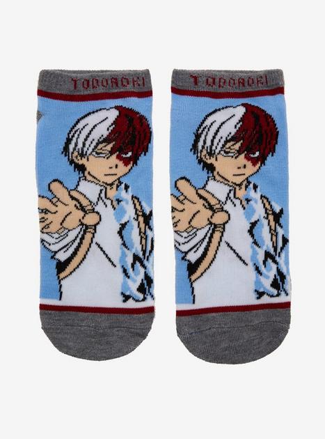 My Hero Academia Todoroki No-Show Socks | Hot Topic